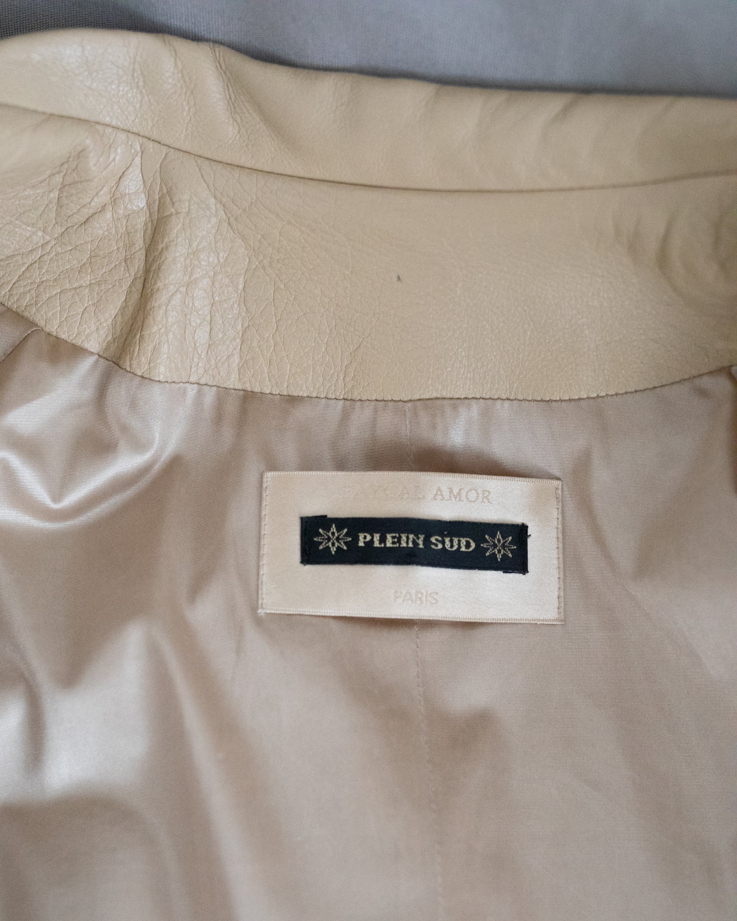 Vintage Plein Sud Amor Leather Jacket