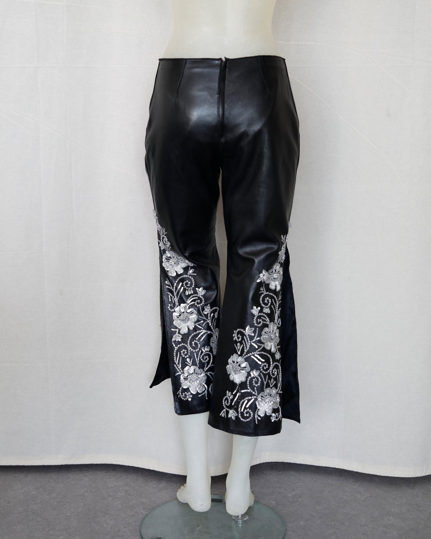 Dolce & Gabbana  FW 1999 embroided leather Pants