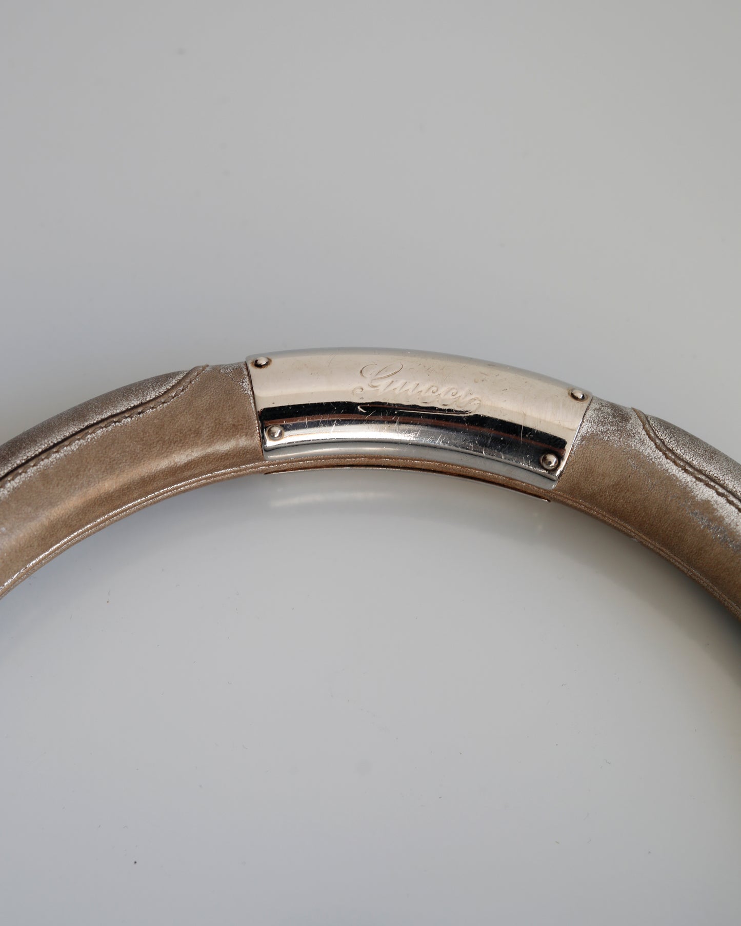 Vintage Gucci Indy Bag Silver