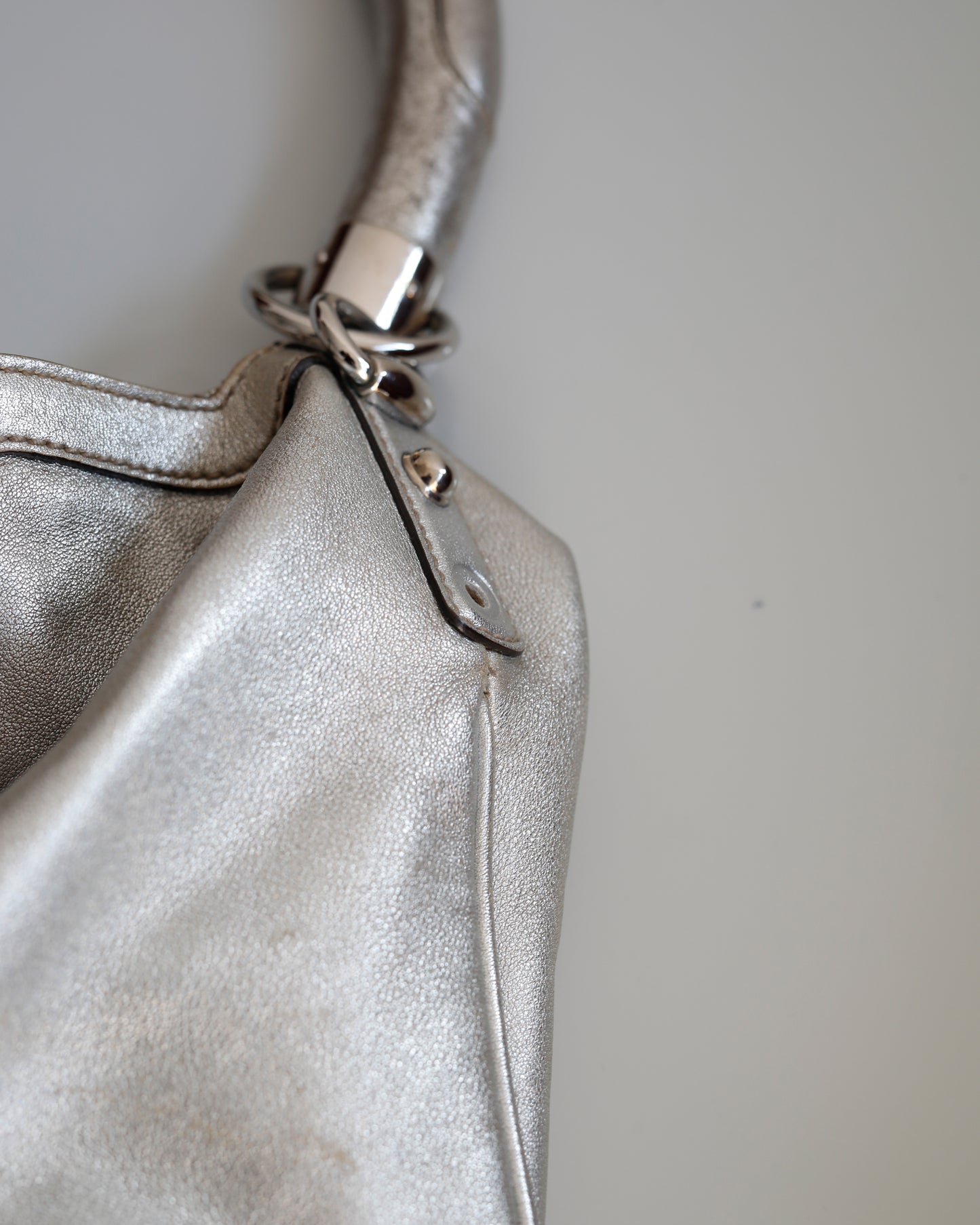 Vintage Gucci Indy Bag Silver