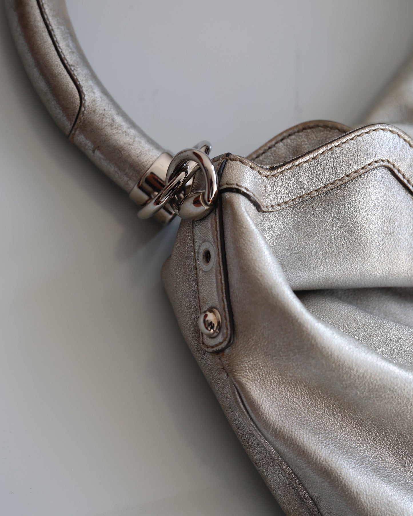Vintage Gucci Indy Bag Silver