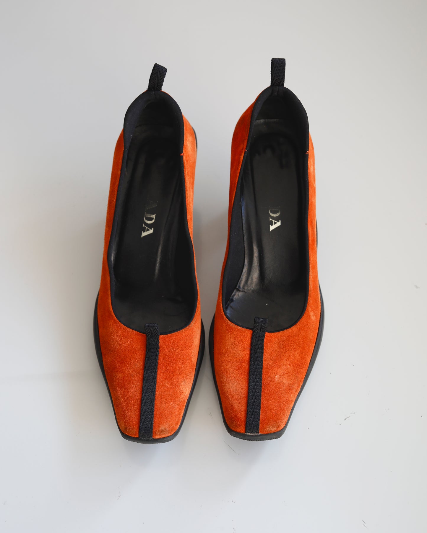 1999 Prada Orange Heels