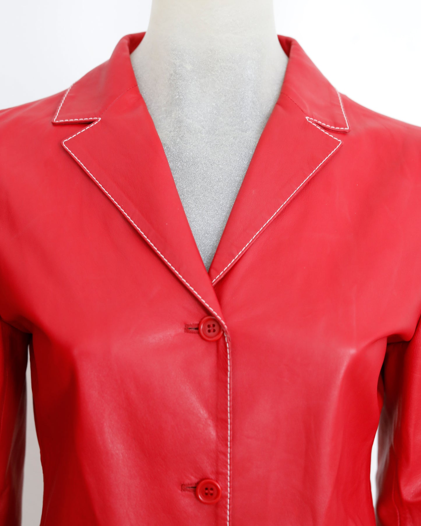 90ies Miu Mie Leather Blazer