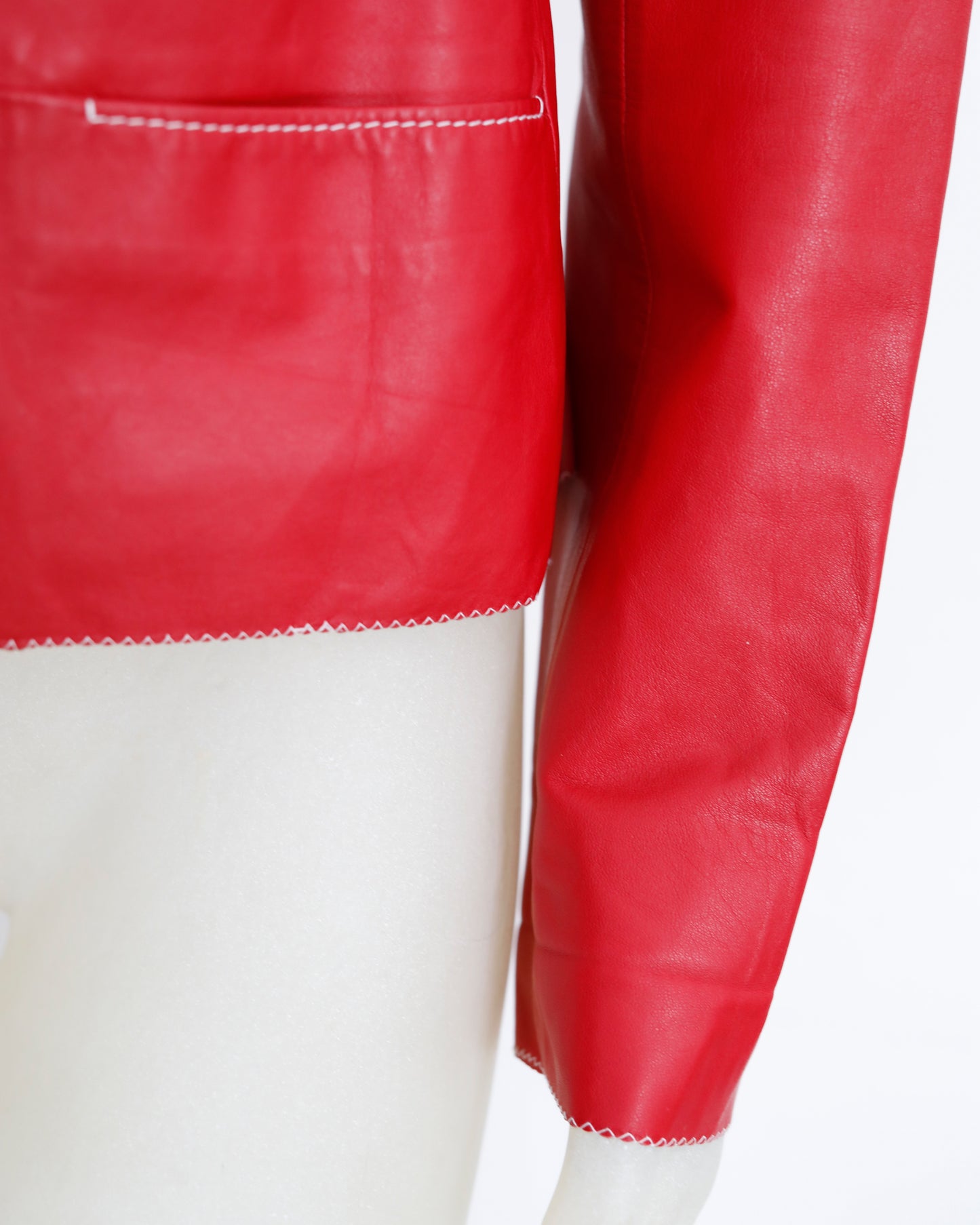 90ies Miu Mie Leather Blazer