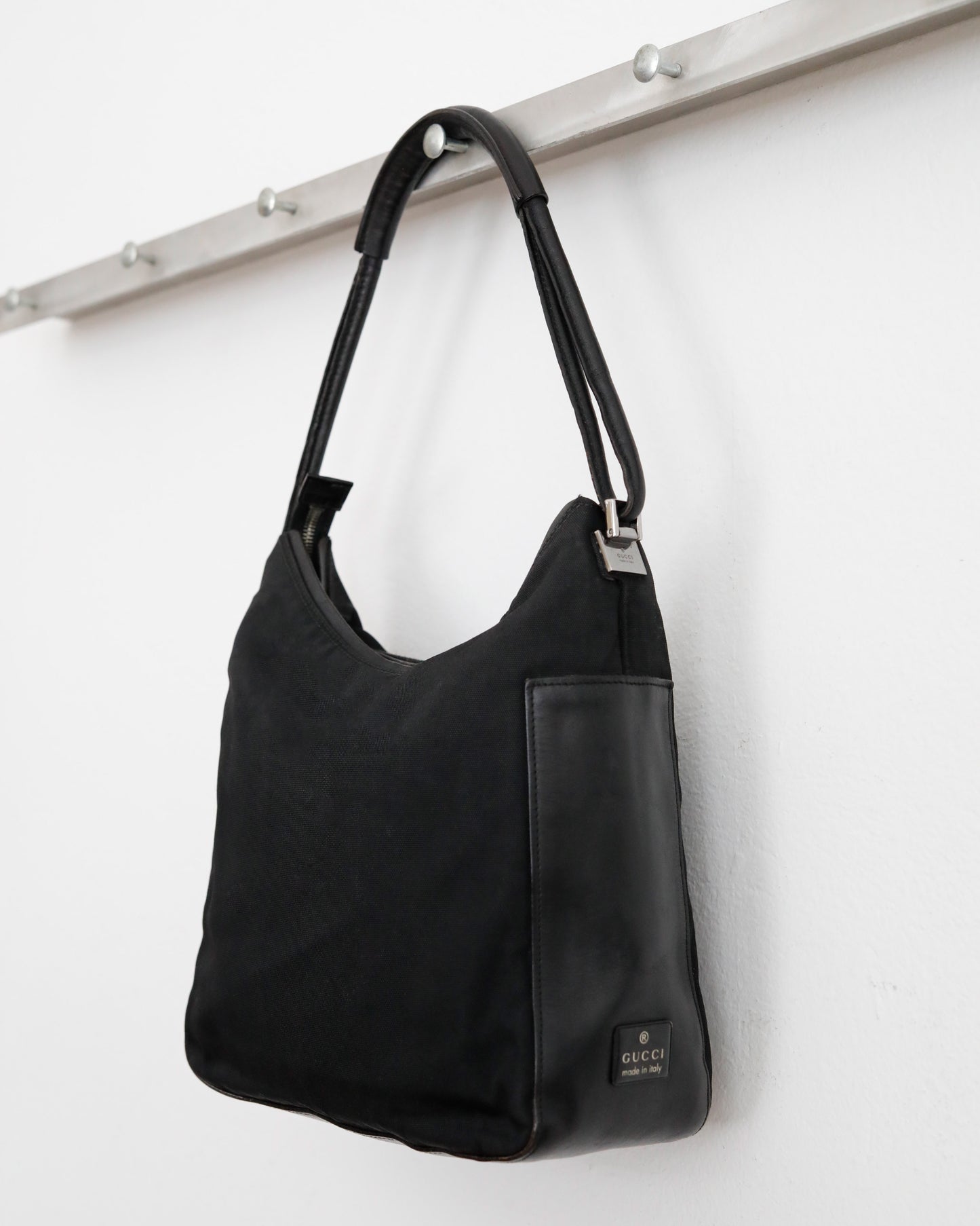 Gucci Nylon & Leather Bag