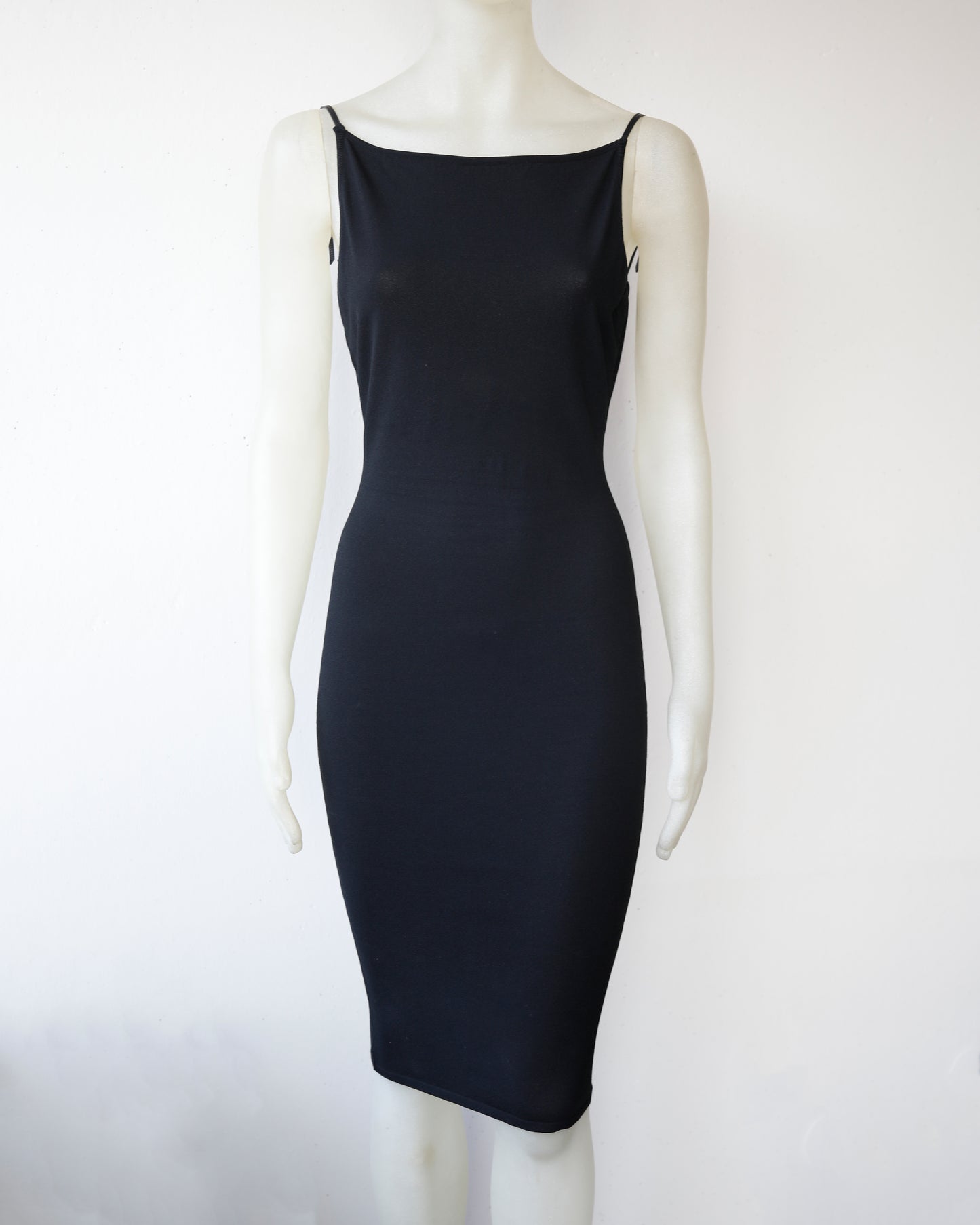 S/S 1998 Gucci by Tom Ford G Buckle Strap Knitted Dress
