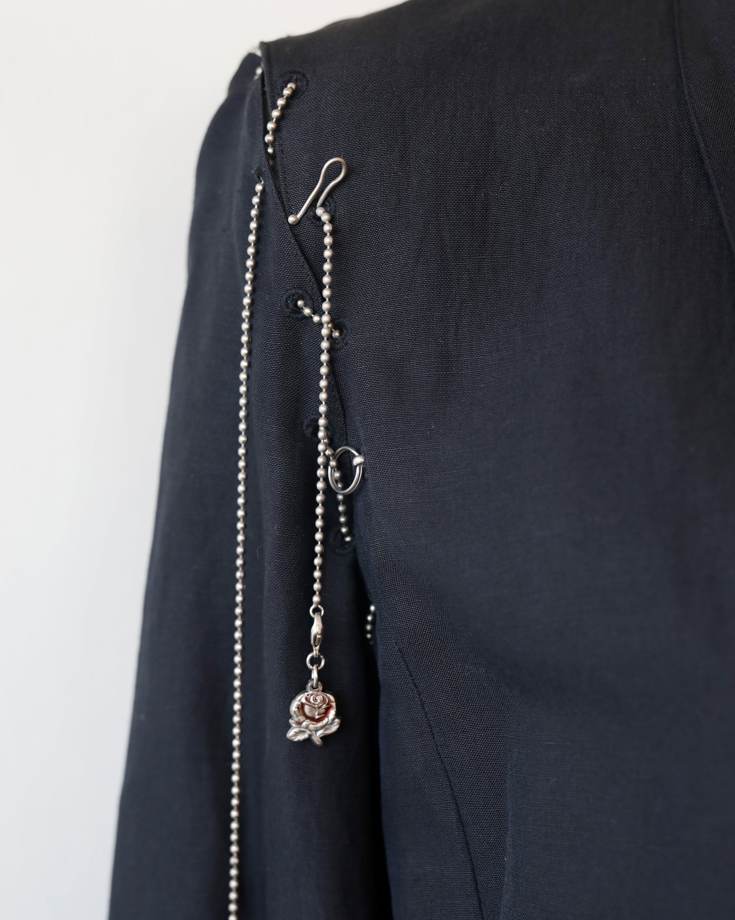 Jean Paul Gaultier pierced Blazer with charms