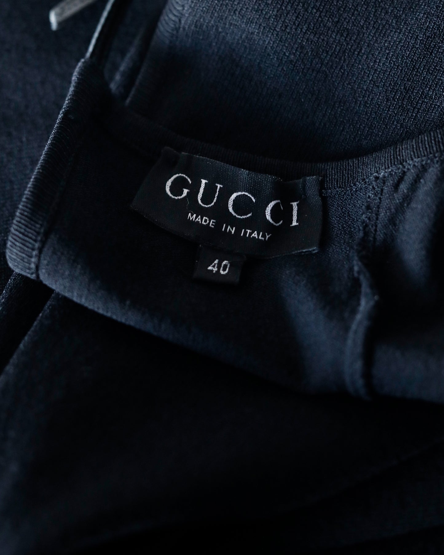 S/S 1998 Gucci by Tom Ford G Buckle Strap Knitted Dress