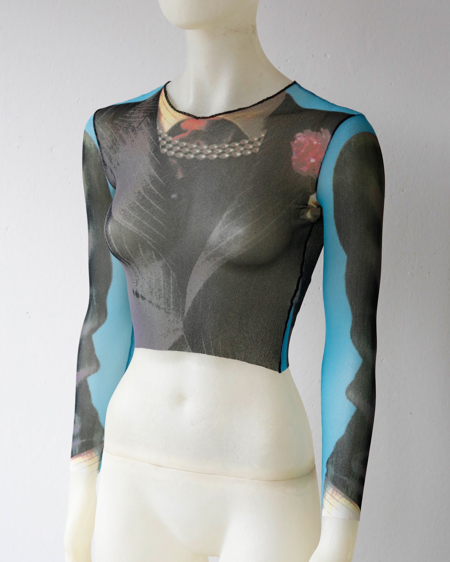 SS 1997 Jean Paul Gaultier Trompe-l’œil Crop Long Sleeve