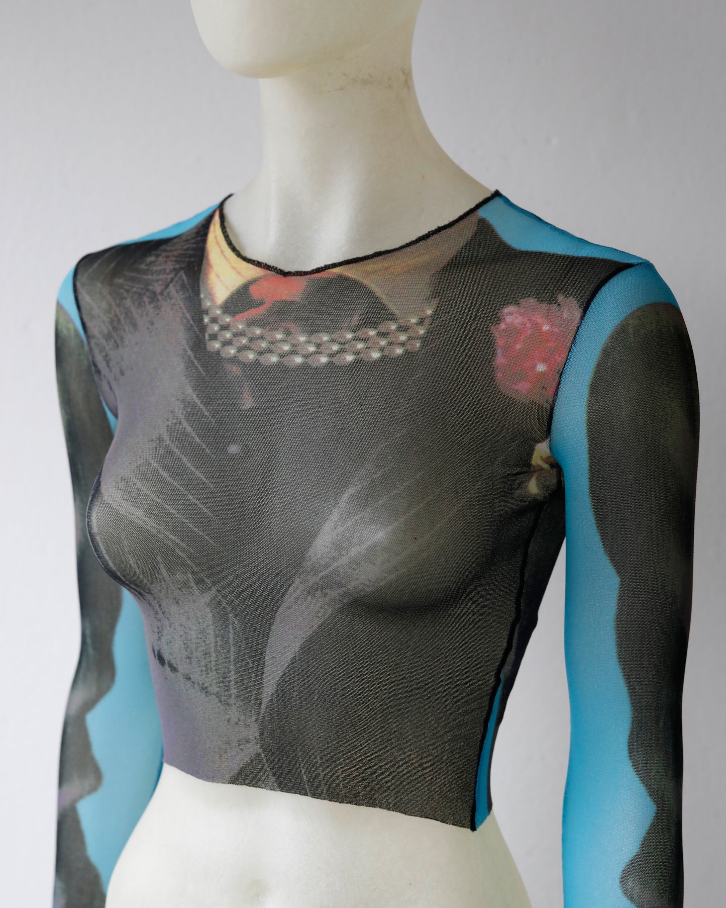 SS 1997 Jean Paul Gaultier Trompe-l’œil Crop Long Sleeve