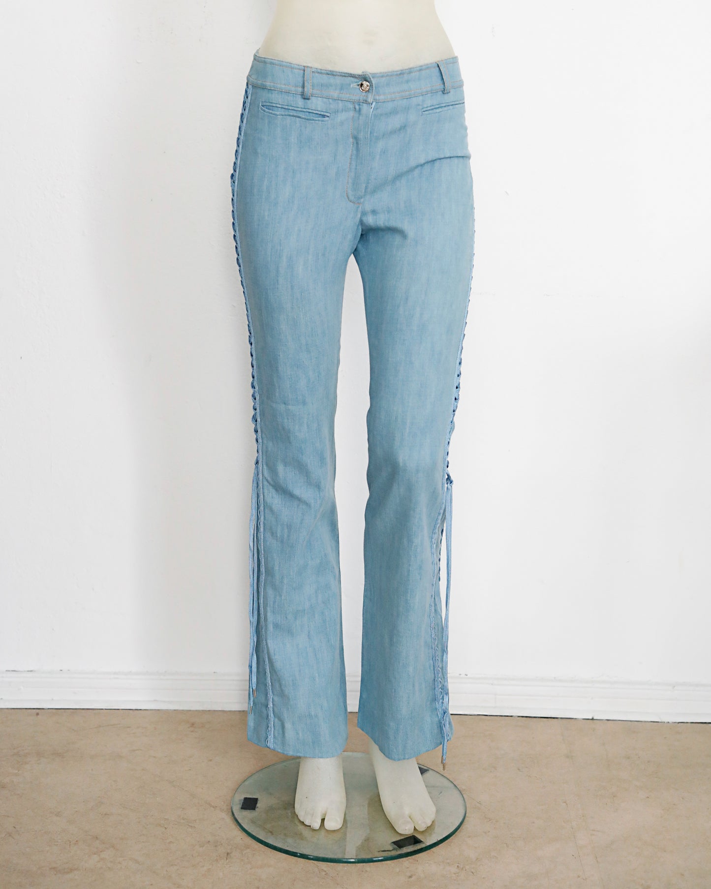F/W 2002 Christian Dior by John Galliano Lace Up Pants