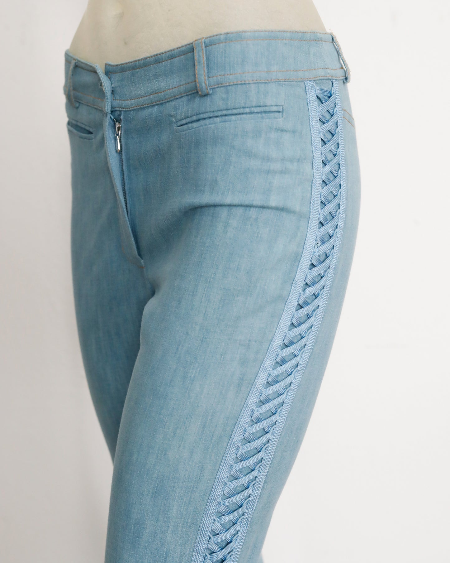 F/W 2002 Christian Dior by John Galliano Lace Up Pants