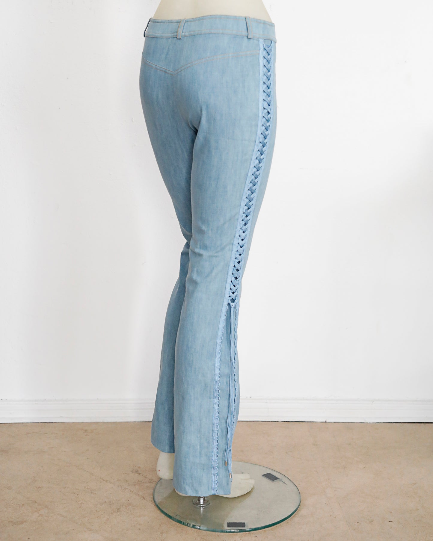 F/W 2002 Christian Dior by John Galliano Lace Up Pants