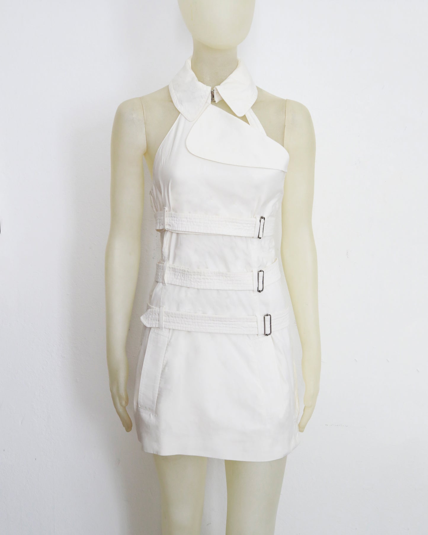 1990s Jean Paul Gaultier Straitjacket bondage dress