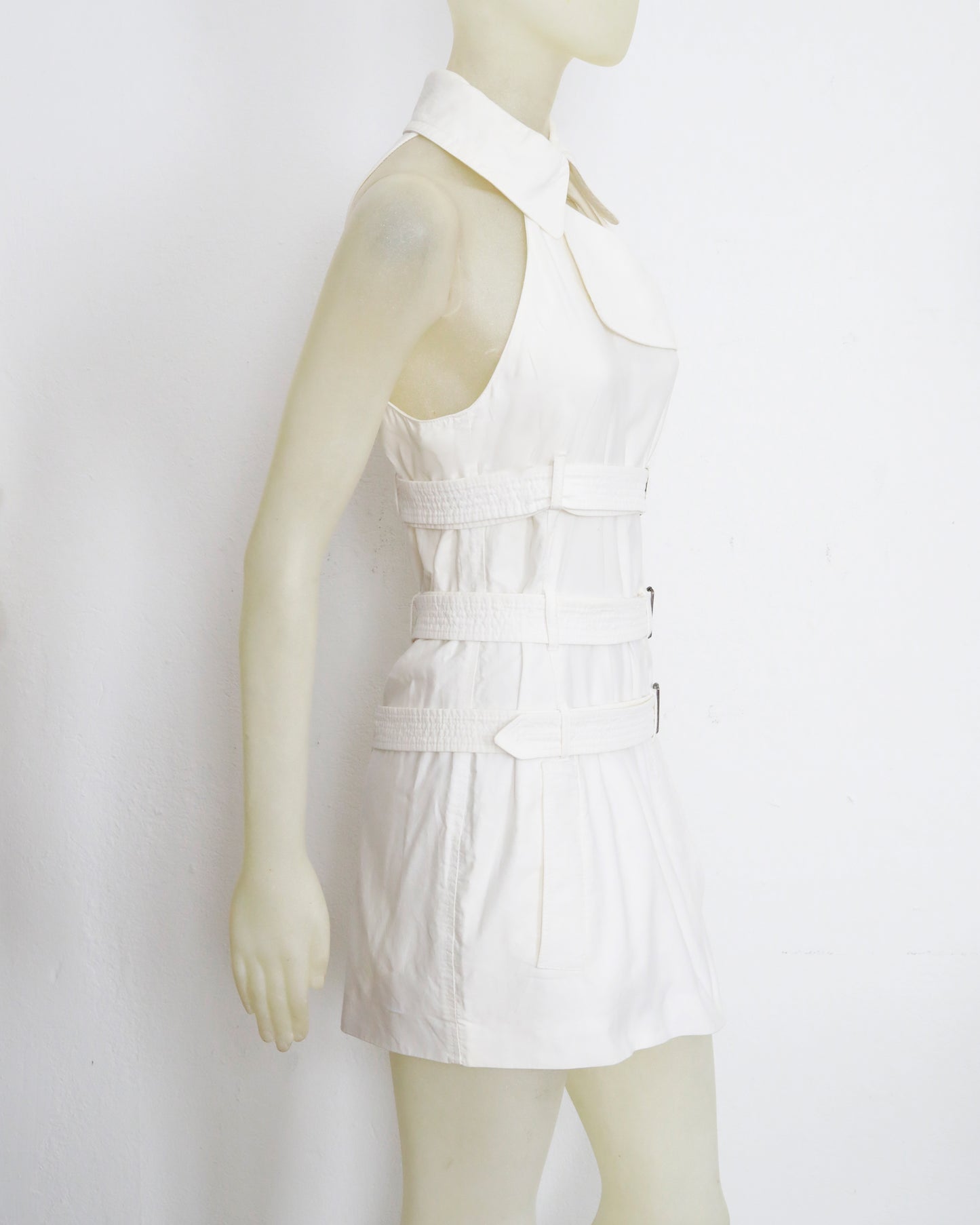 1990s Jean Paul Gaultier Straitjacket bondage dress