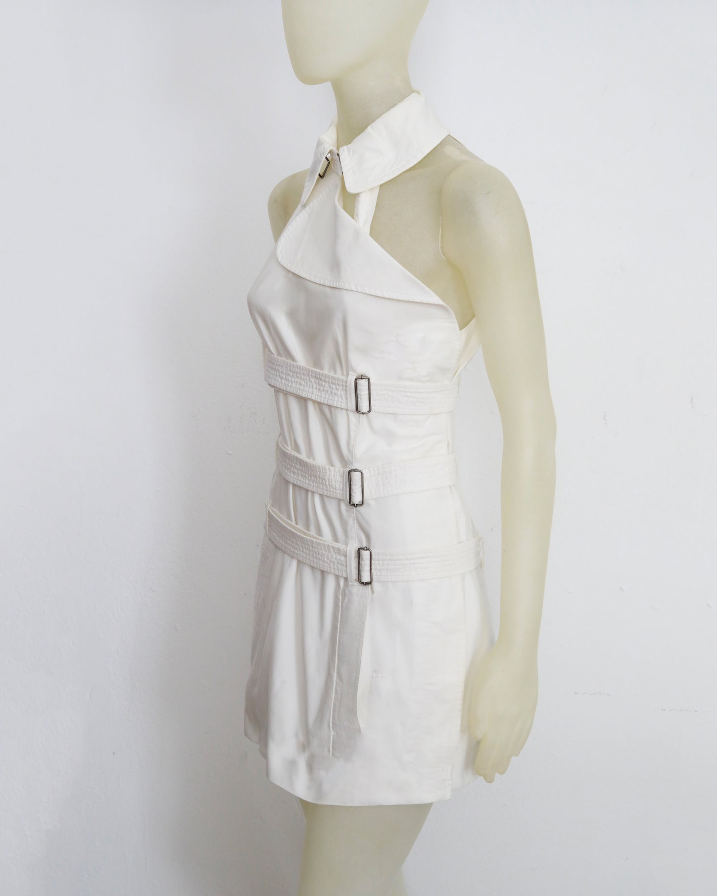 1990s Jean Paul Gaultier Straitjacket bondage dress