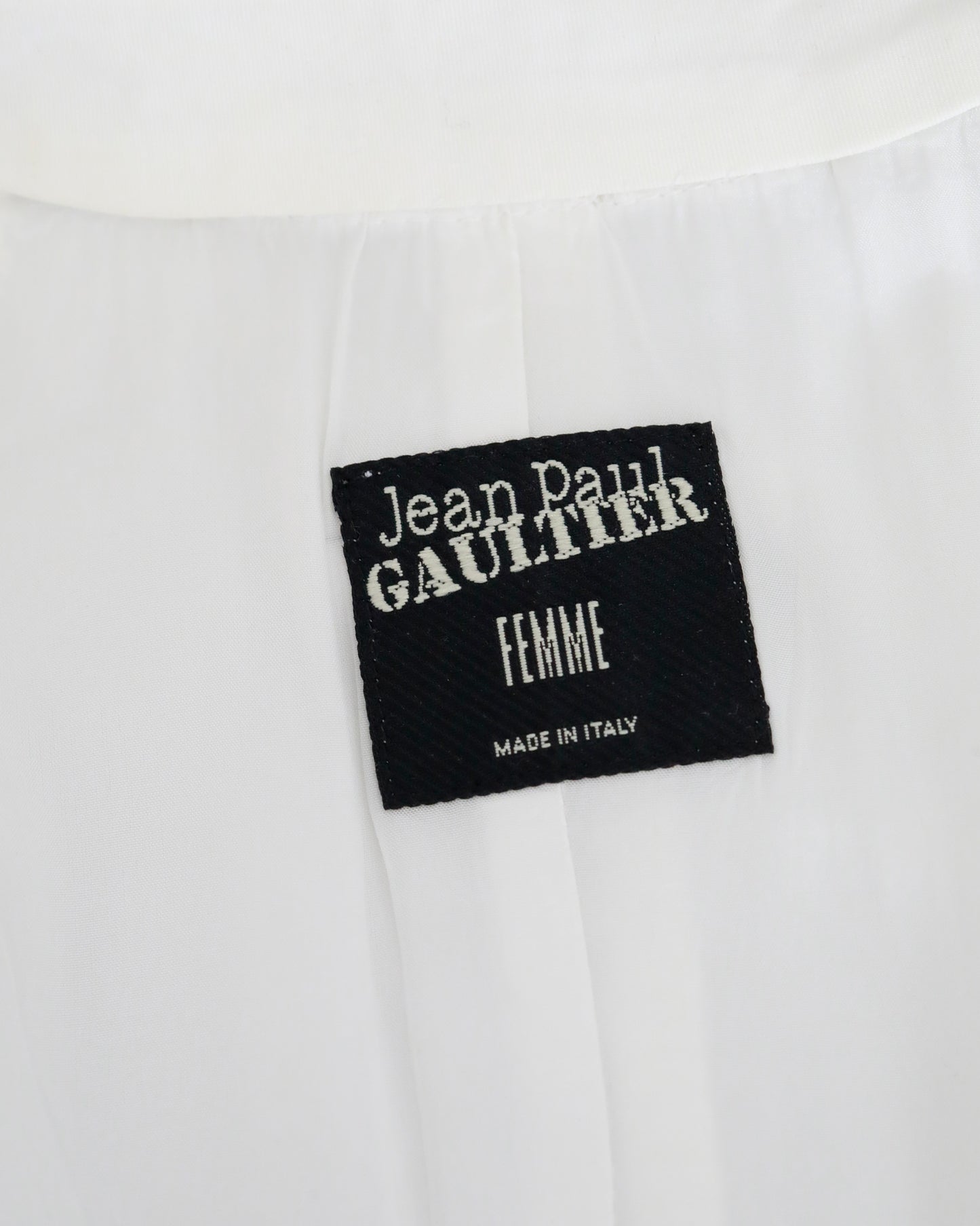 1990s Jean Paul Gaultier Straitjacket bondage dress