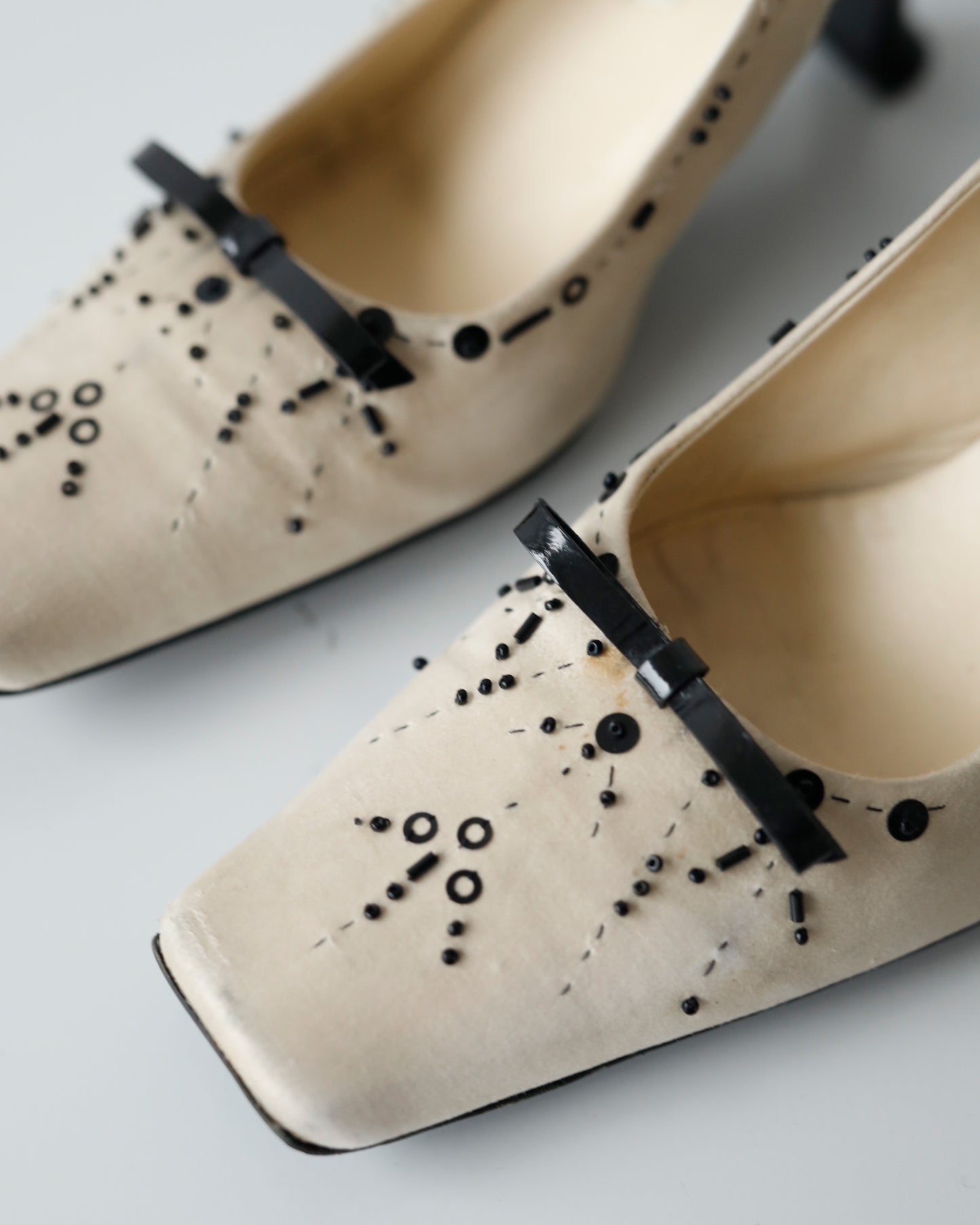 SS 2000 Sequin Prada kitten Heels