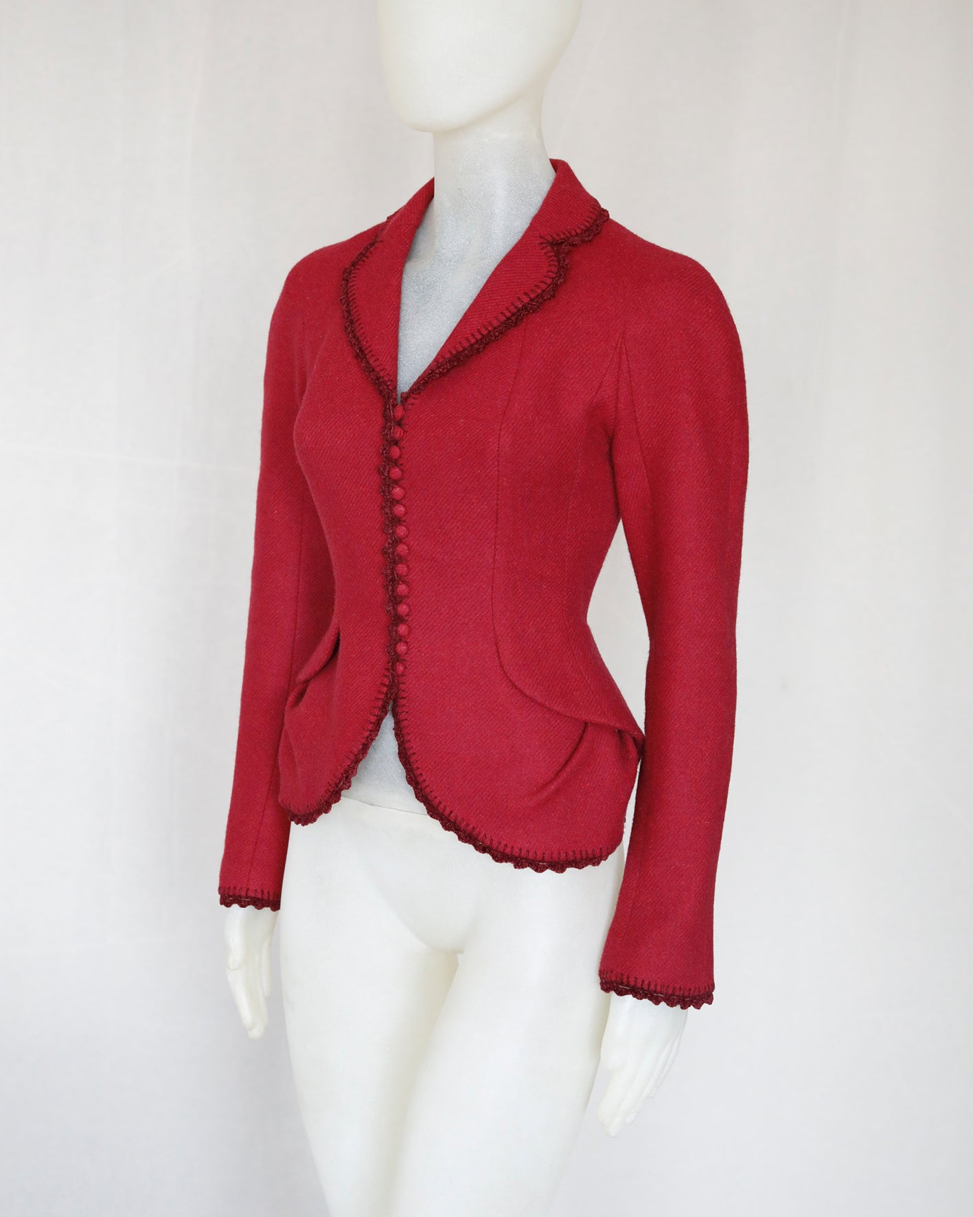 John Galliano FW 1998 Runway Wool Blazer