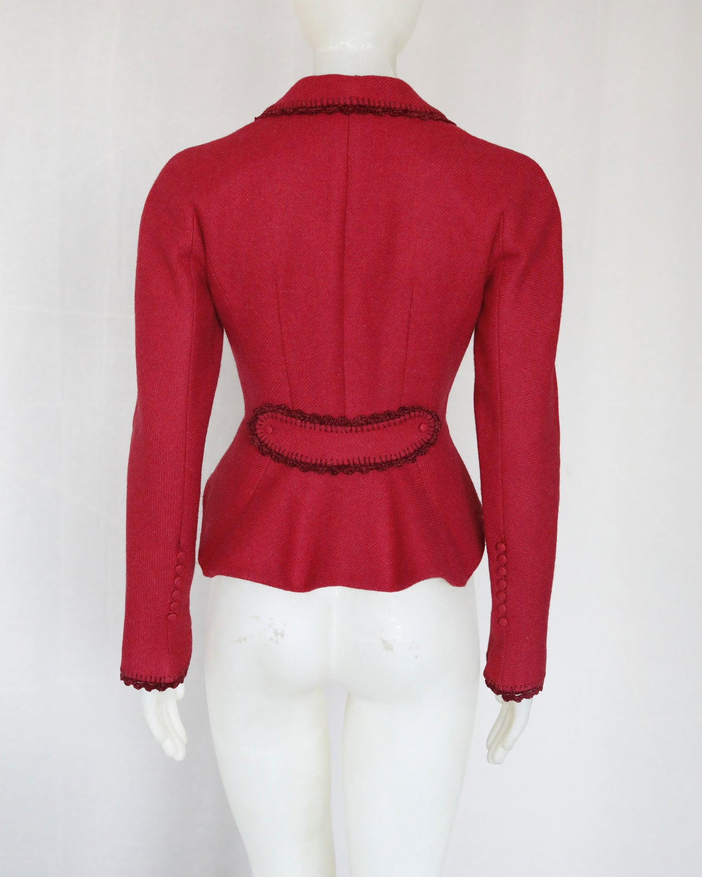 John Galliano FW 1998 Runway Wool Blazer