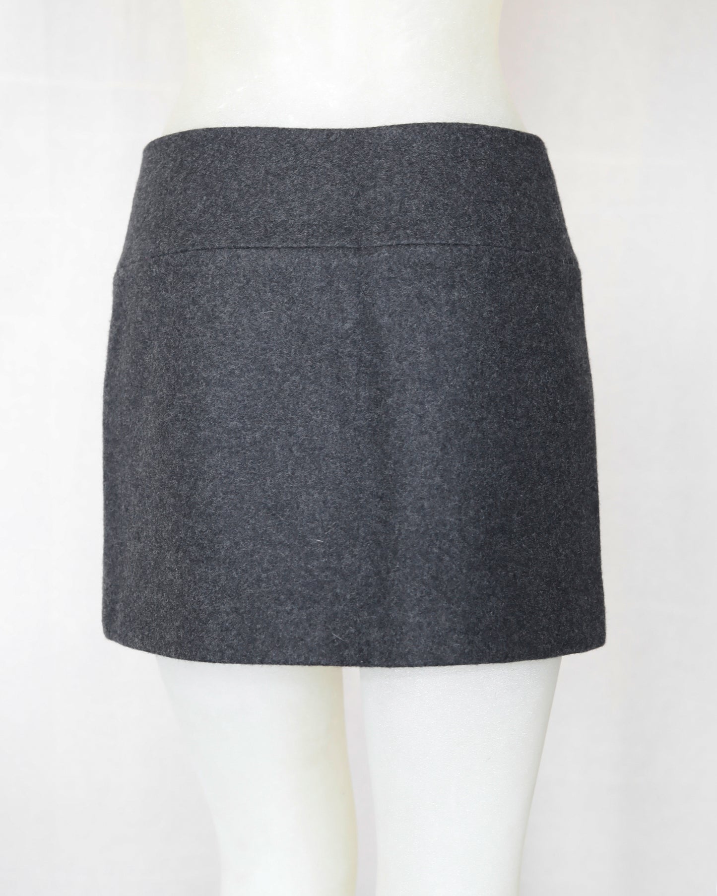 Miu Miu FW 1997 Fleece Wool Wrap Skirt