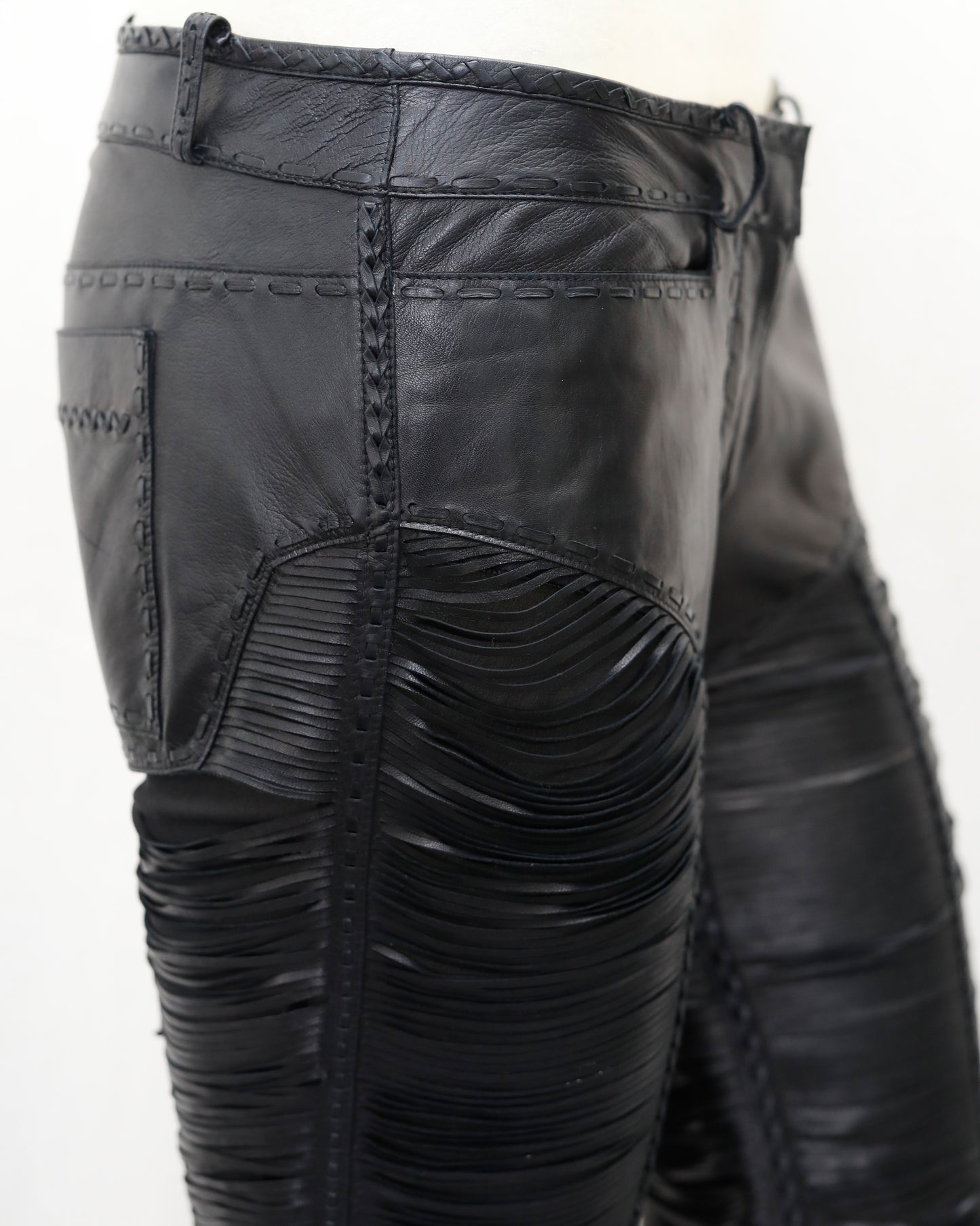 Roberto Cavalli Fall 2013 Leather Pants with cutouts