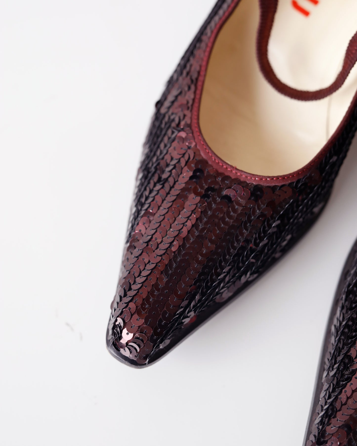 Miu Miu FW 1997 runway Ballerinas with sequins