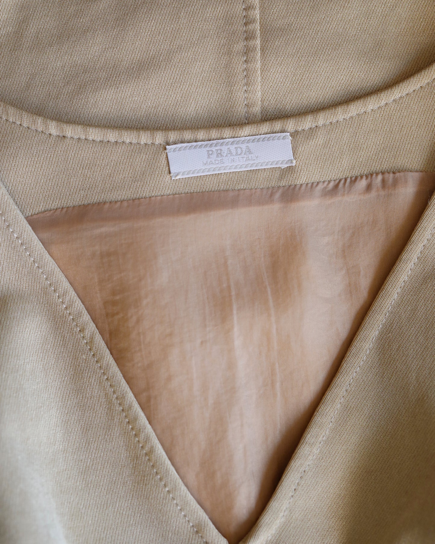 Gold S/S 1996 Prada Mini Dress