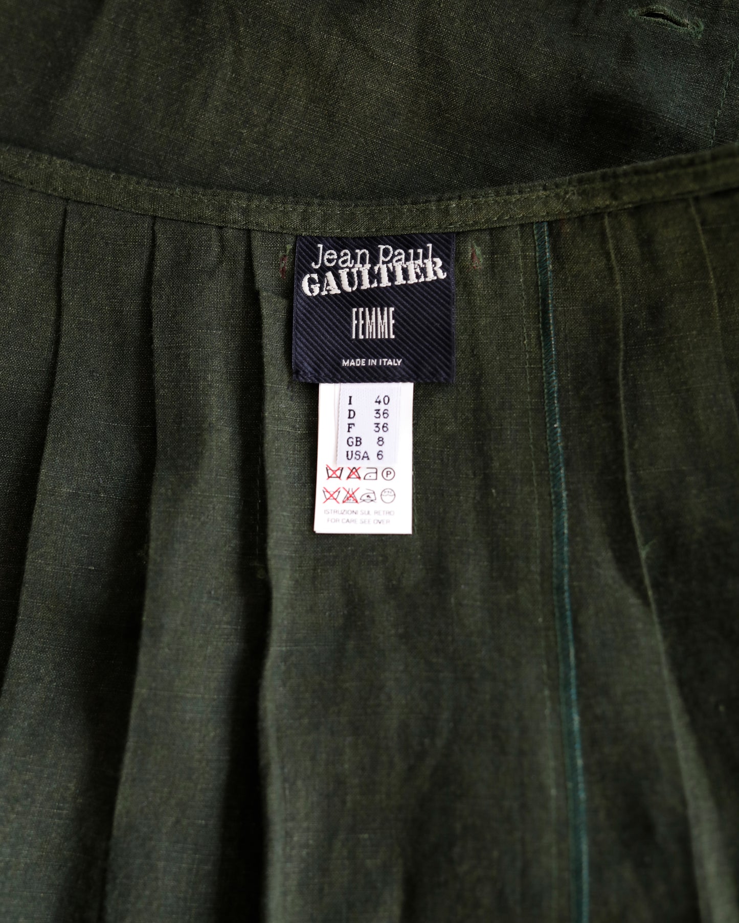 Vintage Jean Paul Gaultier Mini Wrap Skirt