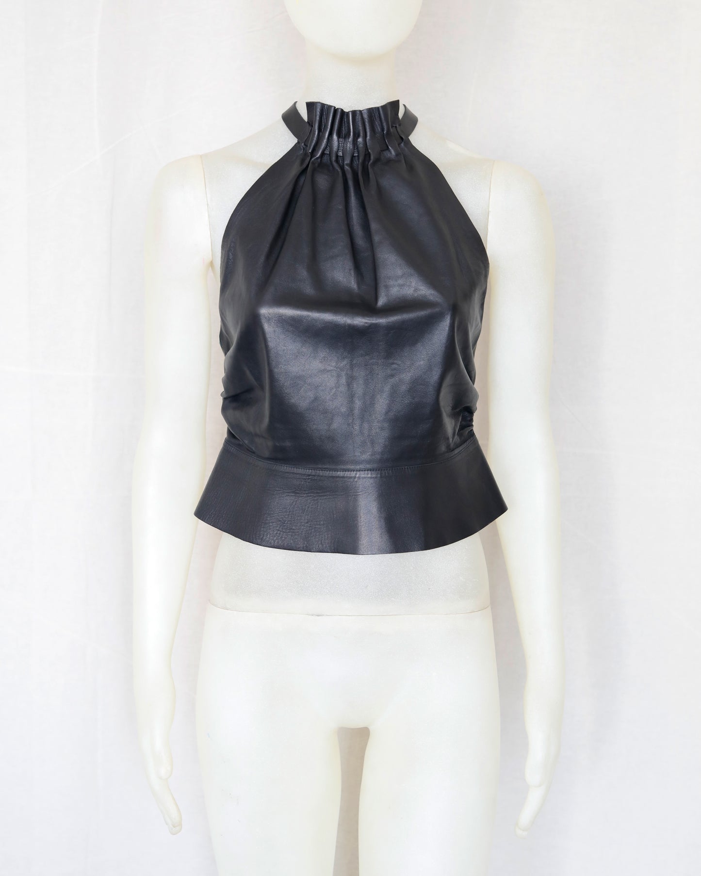 Gucci FW 1999 Runway Leather Top
