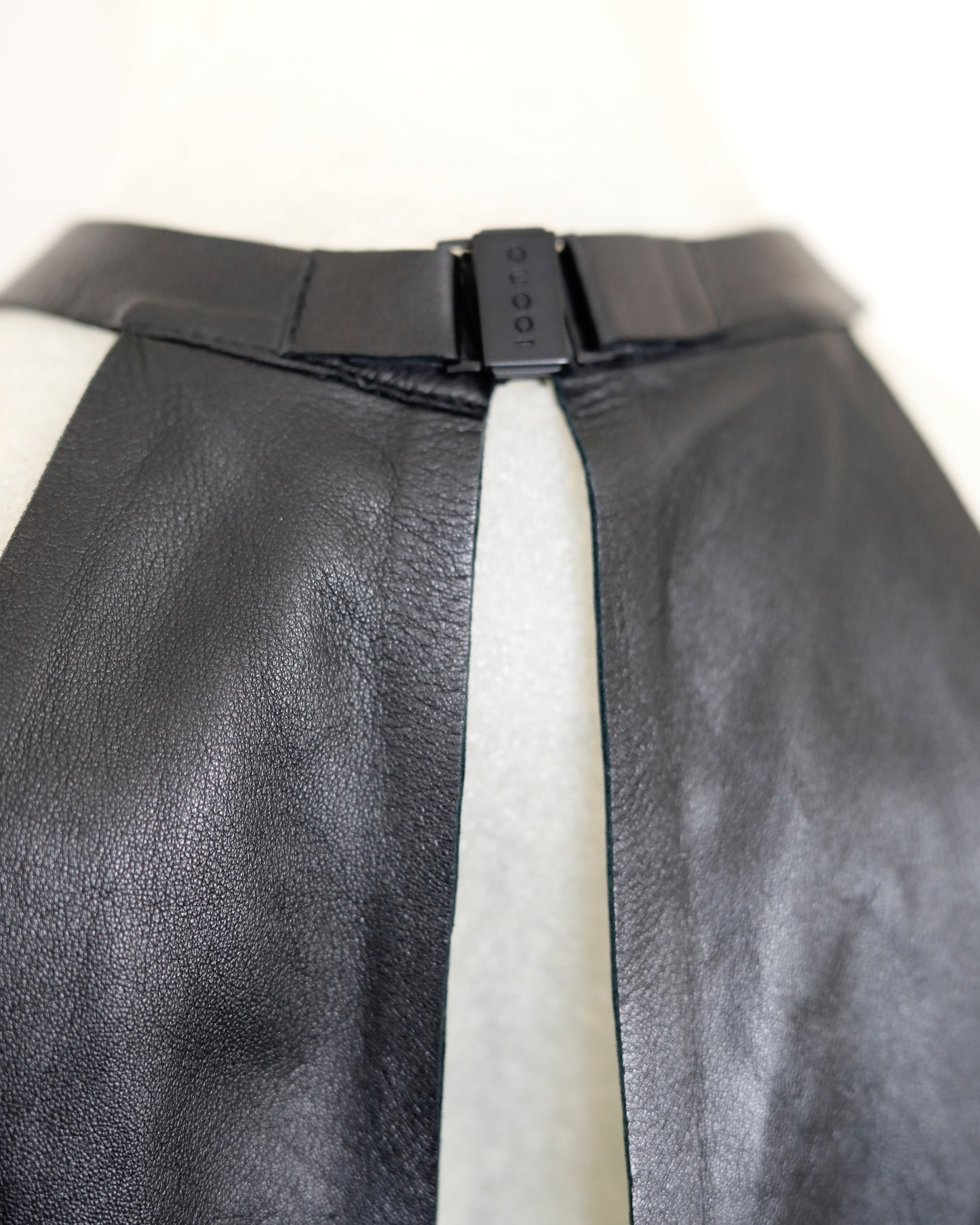 Gucci FW 1999 Runway Leather Top