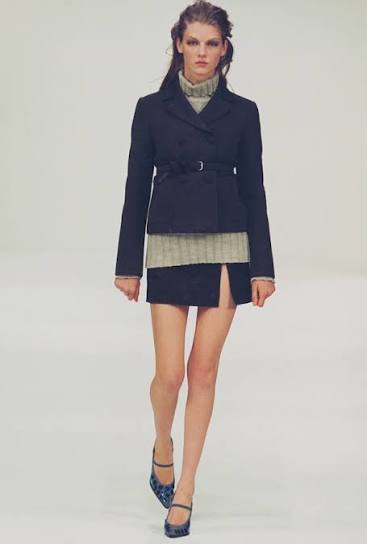 Miu Miu Fall 1997 Slit Dress
