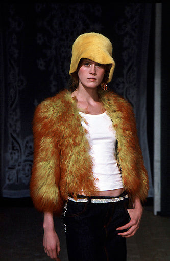 FW 1999 runway Dolce & Gabbana Fur Bucket Hat